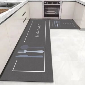 Kitchen Floor Mat Bedroom Living Room Long Bedside Area Rug Hallway Soft Washable Carpet Anti Slip Bathroom Entrance Doormat 1