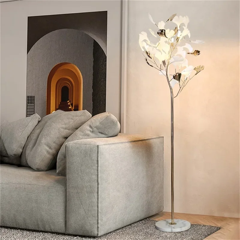 GISELLE Nordic Creative Floor Lamp Ginkgo Flower 3