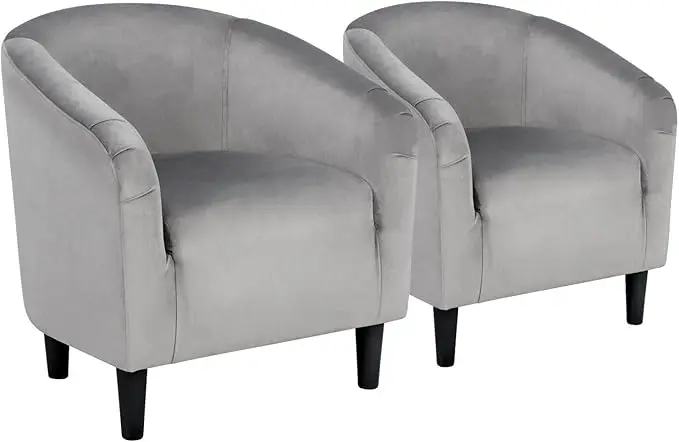 Yellow Chairs Set of 2, Accent Chair 8