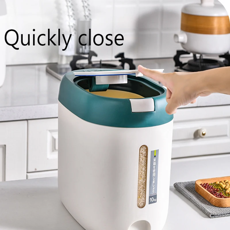 XIAOGUI 5KG/10KG Rice Dispenser Kitchen Organizer 3