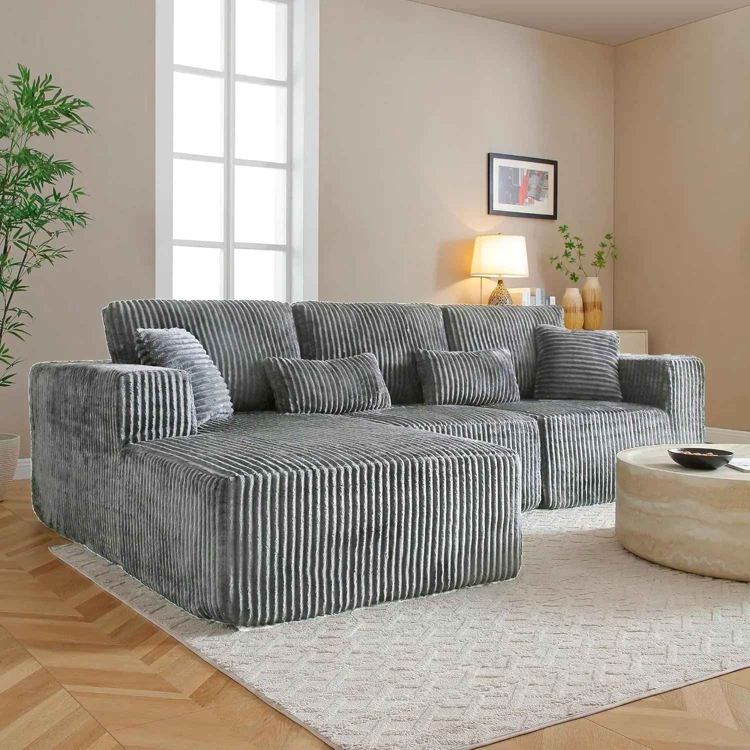 Modular Sectional Sofa Cloud Sectional Couch, 107 20