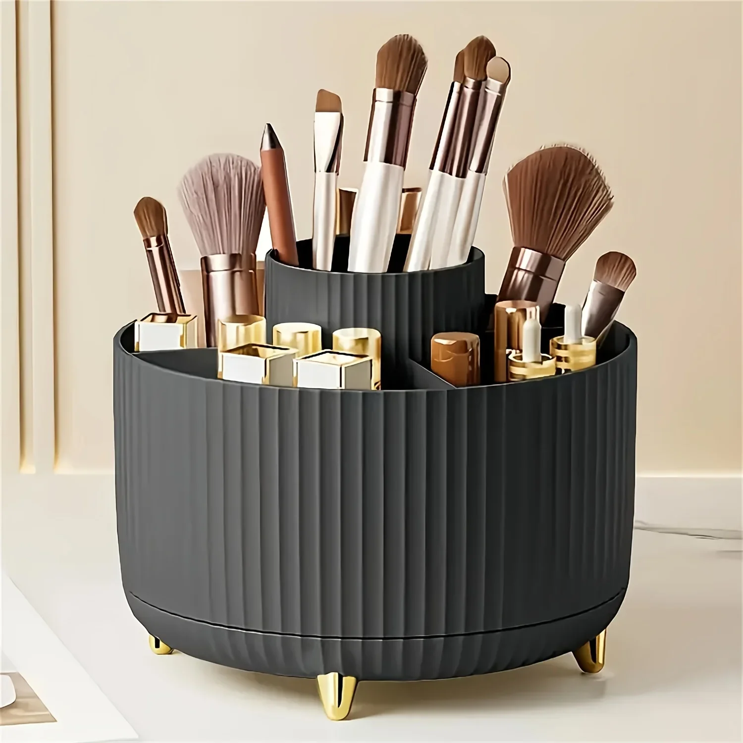 Simple Desktop Style Large Capacity Cosmetics Storage Rack, Dressing Table, Lipstick 5