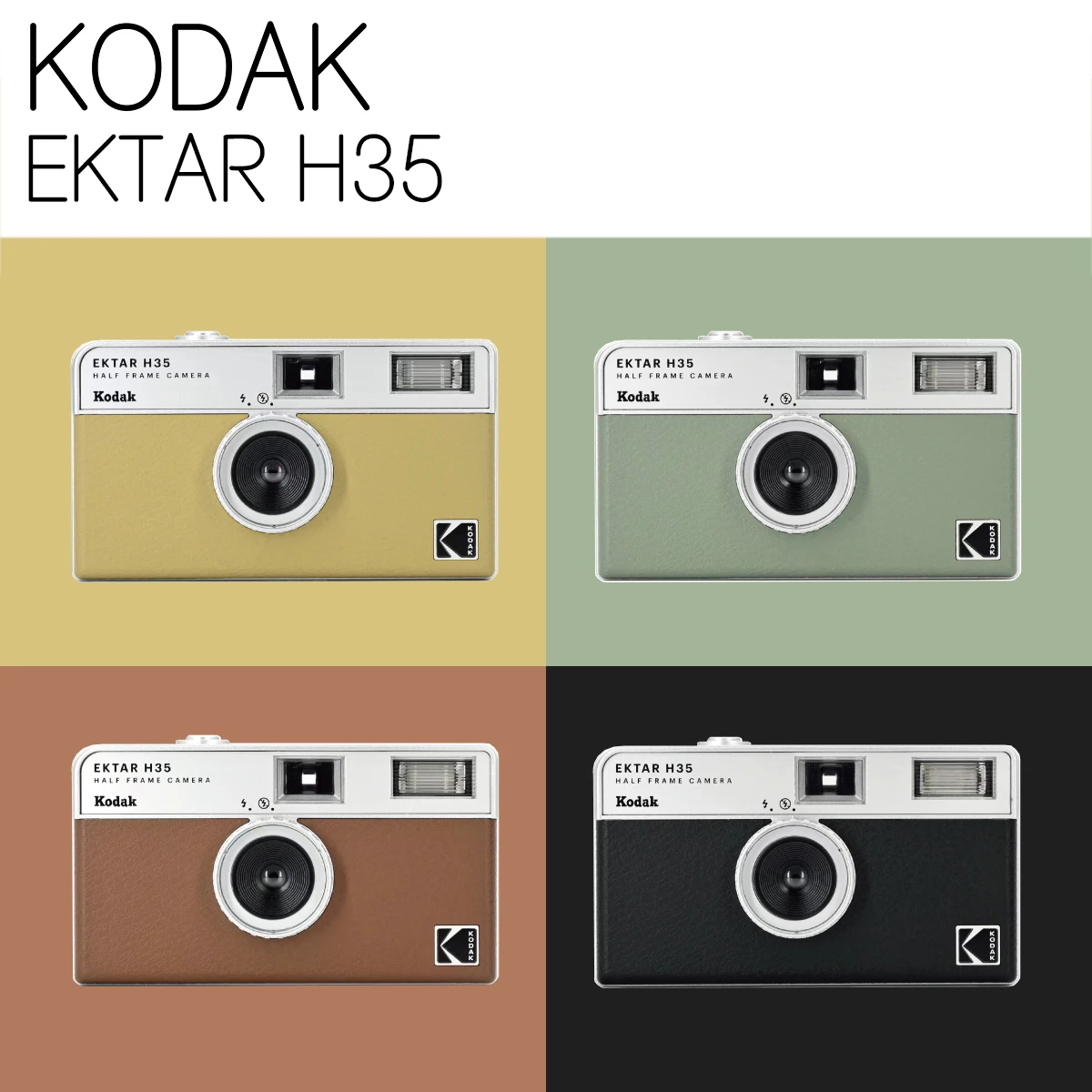 Original KODAK EKTAR H35 KODAK H35N Half Frame Camera 35mm Kodak us 200 Film 2