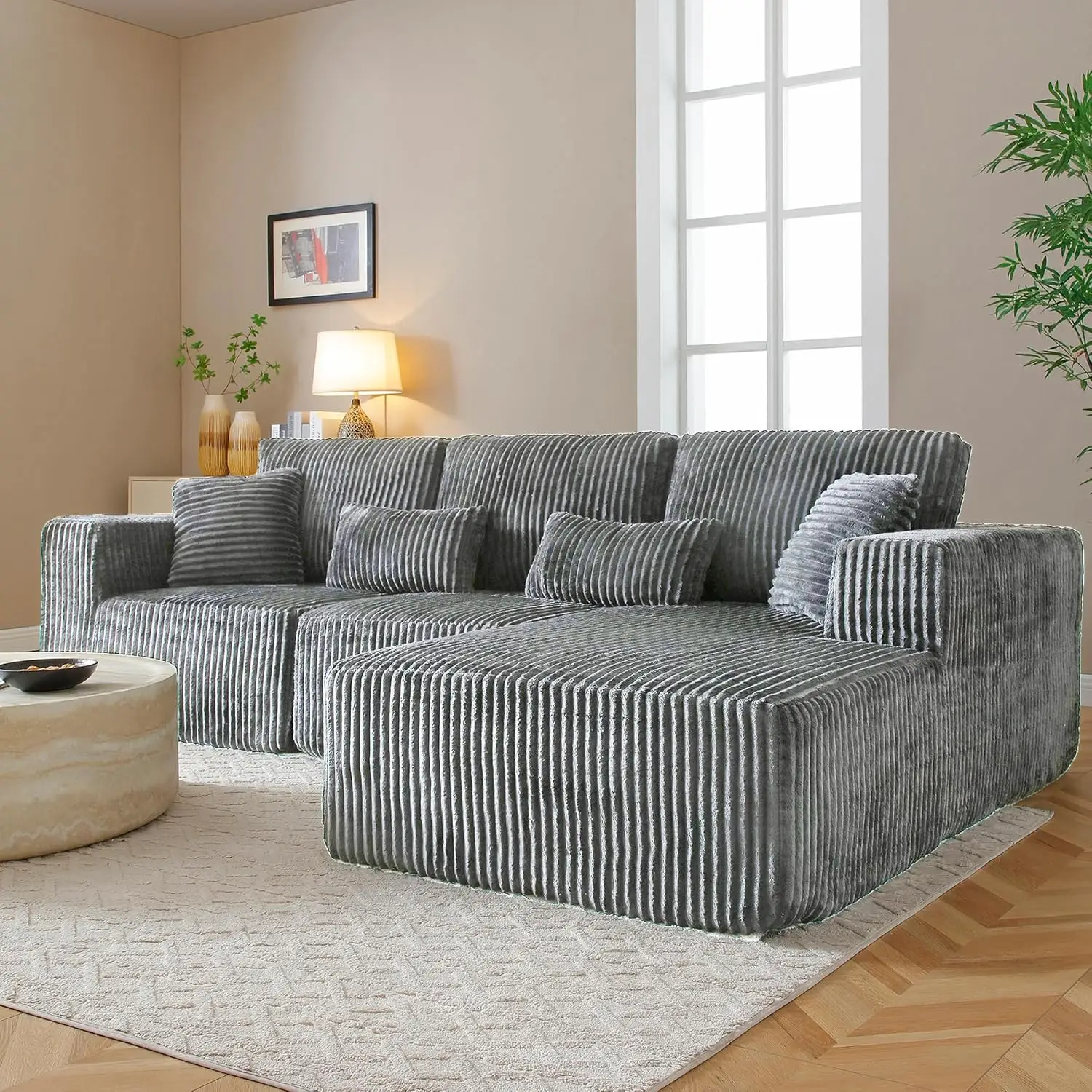 Modular Sectional Sofa Cloud Sectional Couch, 107 21