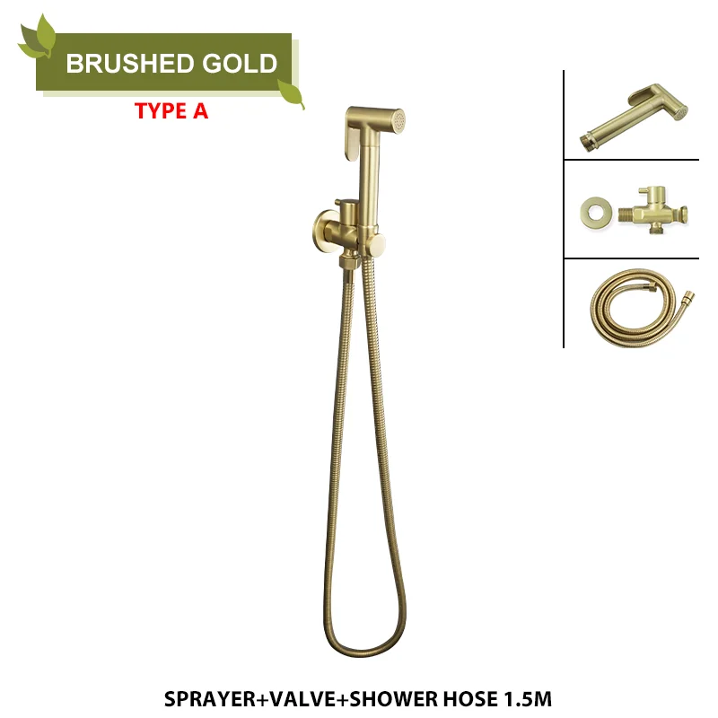 Brass Handheld Toilet Bidet 19